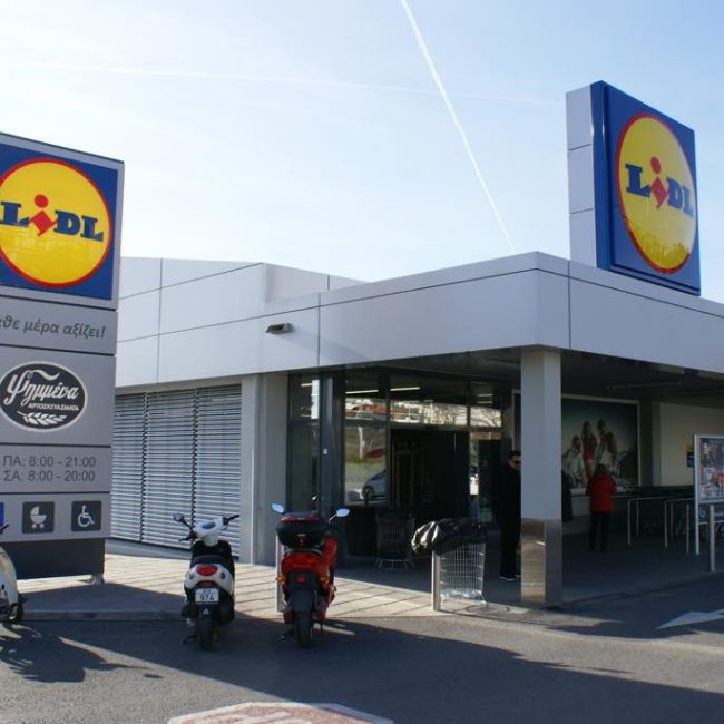 Renovation of a LIDL store