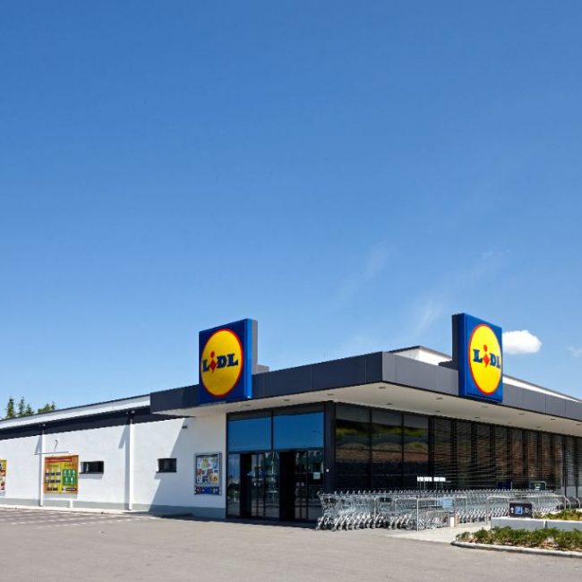 Construction of a new LIDL store